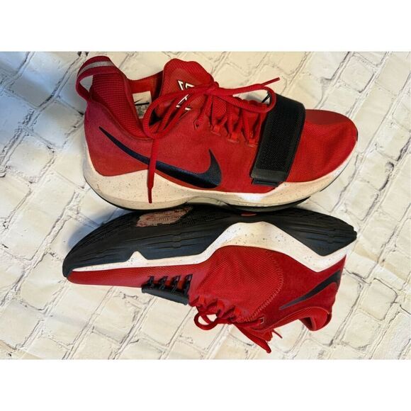 Nike Men\'s Size 12 PG1 Paul George University Red Black Basketball Shoes main image 12
